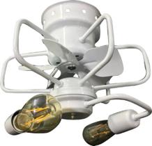 Kit c/ 2 Ventiladores de teto compacto c/ motor WEG Bivolt 8095