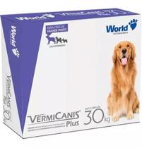 Kit c/ 2 Vermicanis Plus Vermífugo Para Cães De - 30kg