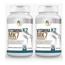 Kit C/2 Vitamina K2 Menaquinona 7 Mk7 - 120 Cáps - Fits Life - Fits Life