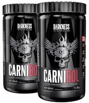Kit c/ 2 whey protein proteina de carne dk carnibol sabor chocolate 900g