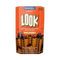 Kit C/ 20 Biscoito Stick Wafer Recheado Look 55g