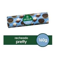 Kit C/20 Biscoitos Bolacha Piraquê Recheado Pretty 160Gr