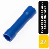 Kit c/20 luva de emenda azul 1,5x2,5mm² sfor Kit c/20 luva de emenda azul 1,5x2,5mm² sfor