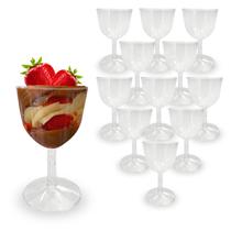 Kit C/20 Mini Taça Transparente 55 ml Festa Doces Sobremesas