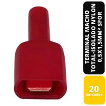 KIT C/20 TERMINAL MACHO TOTAL-ISOL NYLON 0,5x1,5MM² SFOR KIT C/20 TERMINAL MACHO TOTAL-ISOL NYLON 0,5x1,5MM² SFOR