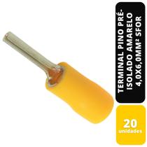 KIT C/20 TERMINAL PINO PRÉ-ISOLADO AM 4,0x6,0MM² SFOR KIT C/20 TERMINAL PINO PRÉ-ISOLADO AM 4,0x6,0MM² SFOR