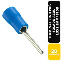 Kit c/20 terminal pino pré-isolado az 1.5x2.5mm² sfor