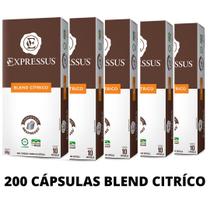 Kit c/200 Cápsulas de Café Expressus Origens Brasileiras - Blend Cítrico