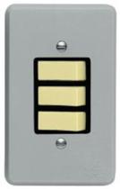 Kit c/ 20PC Conjunto 4x2 sv 2 teclas simp+par 1382/1 - p - perlex Kit c/ 20PC Conjunto 4x2 sv 2 teclas simp+par 1382/1 - p - perlex