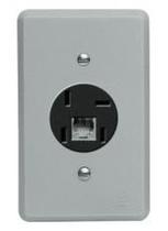 Kit c/ 20PC Conjunto 4x2 Sv Tomada Telefonica Pad/c/adp Am 1363 - Perlex