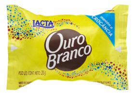 Kit c/ 24 Bombom Wafer Lacta Ouro Branco 20g