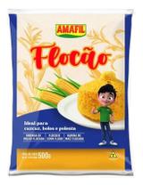 Kit c/ 24 Farinha De Milho Flocao Amafil 500g