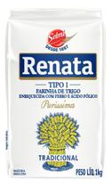 Kit c/ 24 Farinha de Trigo Tipo 1 Tradicional Renata 1kg