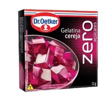 Kit c/ 24 Gelatina Zero Cereja Oetker 12g