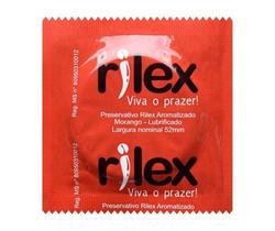Kit C/ 24 Preservativo Morango Unitário Rilex