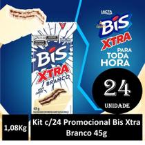 Kit c/24 Promocional Lacta Bis Xtra Branco 45g 24 Unidade