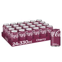 Kit c/ 24und Coca Cola U.S.A Cherry (Cereja) 330ml