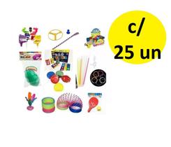 Kit c/ 25 Brinquedos Dia das Crianças Cosme Damião Sortidos