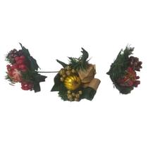 Kit C/25 Enfeite Natal Galho Com Pinha Ramo de Árvore Porta Pinheiro - DELVERANO Kit C/25 Enfeite Natal Galho Com Pinha Ramo de Árvore Porta Pinheiro - DELVERANO