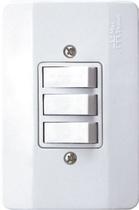 Kit c/ 25PC Interruptor 2 Simples E 1 Int Paral C/placa 10a 250v -Mill Kit c/ 25PC Interruptor 2 Simples E 1 Int Paral C/placa 10a 250v -Mill