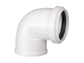 Kit c/ 25PC Joelho Esgoto 40x40mm 90 Branco Com Anel - Krona