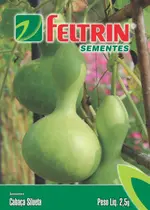 Kit c/ 25PT Semente Cabaça Silueta Ou Porongo 1130 - Feltrin Kit c/ 25PT Semente Cabaça Silueta Ou Porongo 1130 - Feltrin