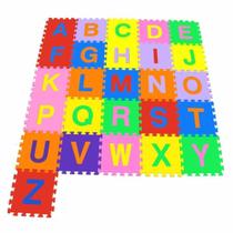 Kit c/ 26 Placas Tapete EVA Alfabeto Tudo Muito Colorido e do Tamanho de 29 Centímetros Cada 118095 Kit c/ 26 Placas Tapete EVA Alfabeto Tudo Muito Colorido e do Tamanho de 29 Centímetros Cada 118095