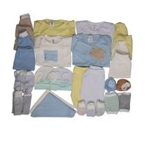 Kit C 28 Body Bebê mijão e babador Liso Roupa Bebê Atacado