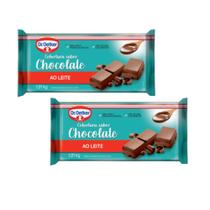 Kit c/ 2un Coberbetura Barra Chocolate ao Leite 1,01kg - Dr. Oetker