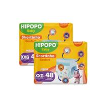 Kit c/2un fralda calça hipopó tam xxg 48un cada Kit c/2un fralda calça hipopó tam xxg 48un cada