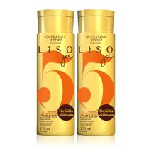 Kit C/2un Liso Já Ouro Alisamento Em 5 Minutos 270ml