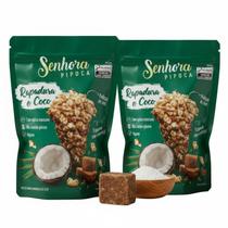 Kit c/ 2un Pipoca Gourmet SENHORA Sabor Rapadura e Coco 100g
