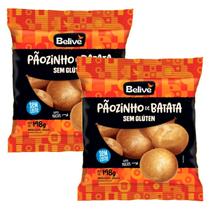 Kit c/ 2und Pãozinho de Batata sem Glúten BELIVE 198g