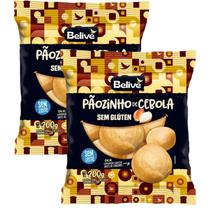 Kit c/ 2und Pãozinho de Cebola sem Glúten BELIVE 200g