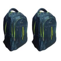 Kit c/ 2x Mochila c/ 4 Cavidades Amarelo - CCB fashion Bag