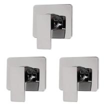 Kit C/3 Acabamentos Registro Mono Comando Base Docol Cromado Kit C/3 Acabamentos Registro Mono Comando Base Docol Cromado