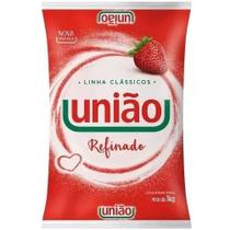 Kit c/ 3 Acucar Uniao Refinado Pacote1kg