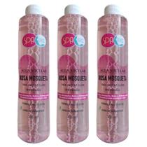 Kit C/3 Água Micelar Rosa Mosqueta P/Face 300 ml - Spa