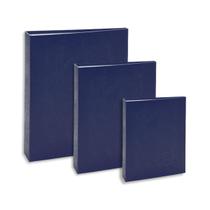 Kit C/3 Álbuns Cores Rebites Azul Escuro Tamanhos