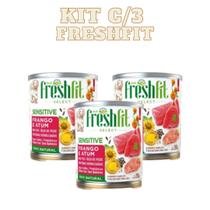 Kit C/ 3 Alimentos Úmido FreshFit Select 280g - Sensitive