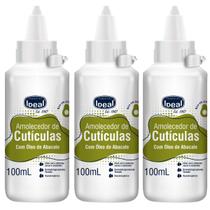 Kit C/3 Amolecedor De Cutícula Ideal Emoliente Óleo De Abacate 100ml Kit C/3 Amolecedor De Cutícula Ideal Emoliente Óleo De Abacate 100ml