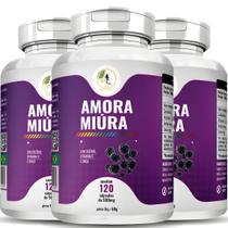 Kit C/3 Amora Miúra Vit. C Selênio e Zinco 120 Cáp Fits Life