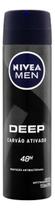 Kit c/ 3 Antitranspirante Aerossol Carvao Ativado Nivea Men