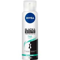 Kit c/ 3 Antitranspirante aerossol Nivea Fresh Black &