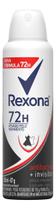 Kit c/ 3 Antitranspirante aerossol Rexona Antibacterial