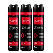 kit c/ 3 Antitranspirante Zero Feel Free 150ml Above Men Sem Alumínio kit c/ 3 Antitranspirante Zero Feel Free 150ml Above Men Sem Alumínio