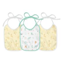 Kit C/ 3 Babador Infantil 100% Algodão Alimentação Bebê Papi