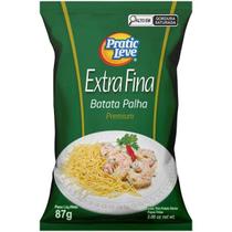 Kit c/ 3 Batata Palha Premium Extra Fina Pratic Leve 87g