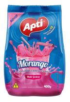 Kit c/ 3 Bebida Lactea Po Apti Morango Sache 400g Kit c/ 3 Bebida Lactea Po Apti Morango Sache 400g