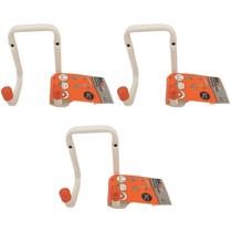 Kit C/ 3 Bestfer Suporte De Aço Parede Multiuso Bicicleta Escada Suporta 30kg BFH1643